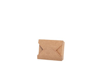 Lunchbox, Snackbox, "All Natural", Kraft-Papier, braun, ohne Kunststoff, fettdicht, 750ml, 140 x 100 x 50 mm
