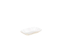 Pappschale 51 KU, Pommesschale, rechteckig, beschichtet, weiß, 90 x 140 x 30 mm