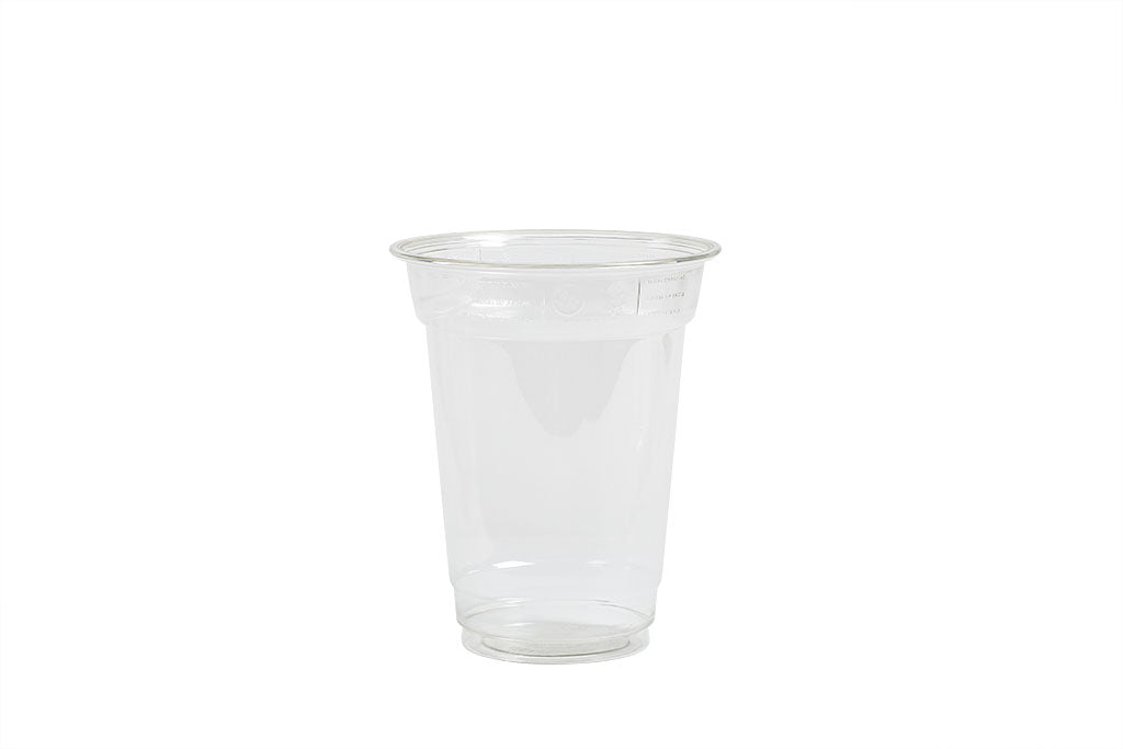 Smoothie Becher, Clear Cup, Kunststoffbecher (rPEt), glasklar, 300ml, 105mm x ⌀95mm