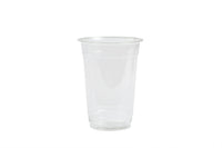 Smoothie Becher, Clear Cup, Kunststoffbecher (rPEt), glasklar, 400ml, 125mm x ⌀95mm