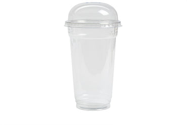 Smoothie Becher, Clear Cup, Kunststoffbecher (rPEt), glasklar, 500ml, 150mm x ⌀95mm