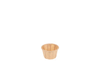 Soßen- und Dippbecher, Pergament Papier, braun, 60 ml, rund, ⌀ 5,8 cm, Höhe 3,6 cm