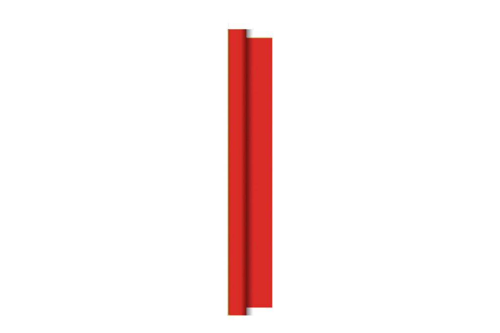 Tischdeckenrolle, Dunicel®, Vlies mit hoher Blickdichte bei 110g/m², Rot, 1,18 m breit, 25 m lang
