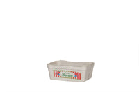 Bio Obstschale, Beerenschale, Holzschliff, naturweiß, "frische Beeren"-Motiv, 250 g, 140 x 90 x 52 mm