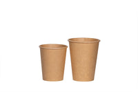 Kaffeebecher, Coffee to go Becher, Pappbecher, neurtral braun, 200ml, 8oz, ⌀80mm