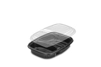 Deckel für Mehrweg Schale, Cookipack 1250N2CD, transparent, 255 x 189 x 20 mm