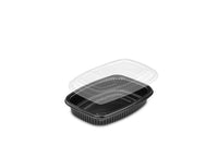 Deckel für Mehrweg Schale, Cookipack 1250NCD, transparent, 255 x 189 x 20 mm