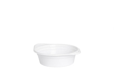 Mehrweg Suppen Schale aus Kunststoff, 500 ml, weiß, wiederverwendbar, Tiefe 5 cm, ⌀14,4 cm