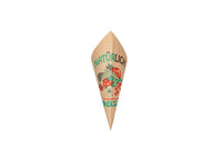 Spitztüte klein, Motiv Obst, reißfest bis ca. 0,75 Kg, 31 cm