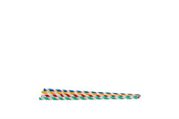 Trinkhalme, Strohhalme aus Papier, flexibel, bunt, 220 mm lang, ⌀5,8 mm